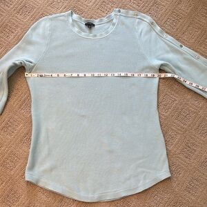 Talbots light blue sweater, size L.